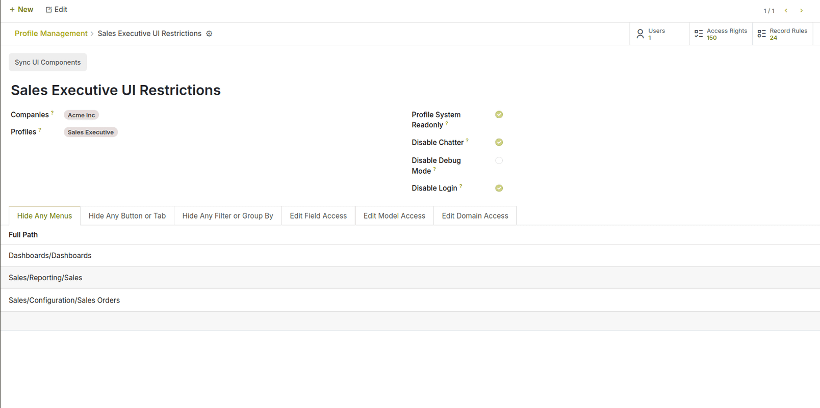 Flexible UI Customization