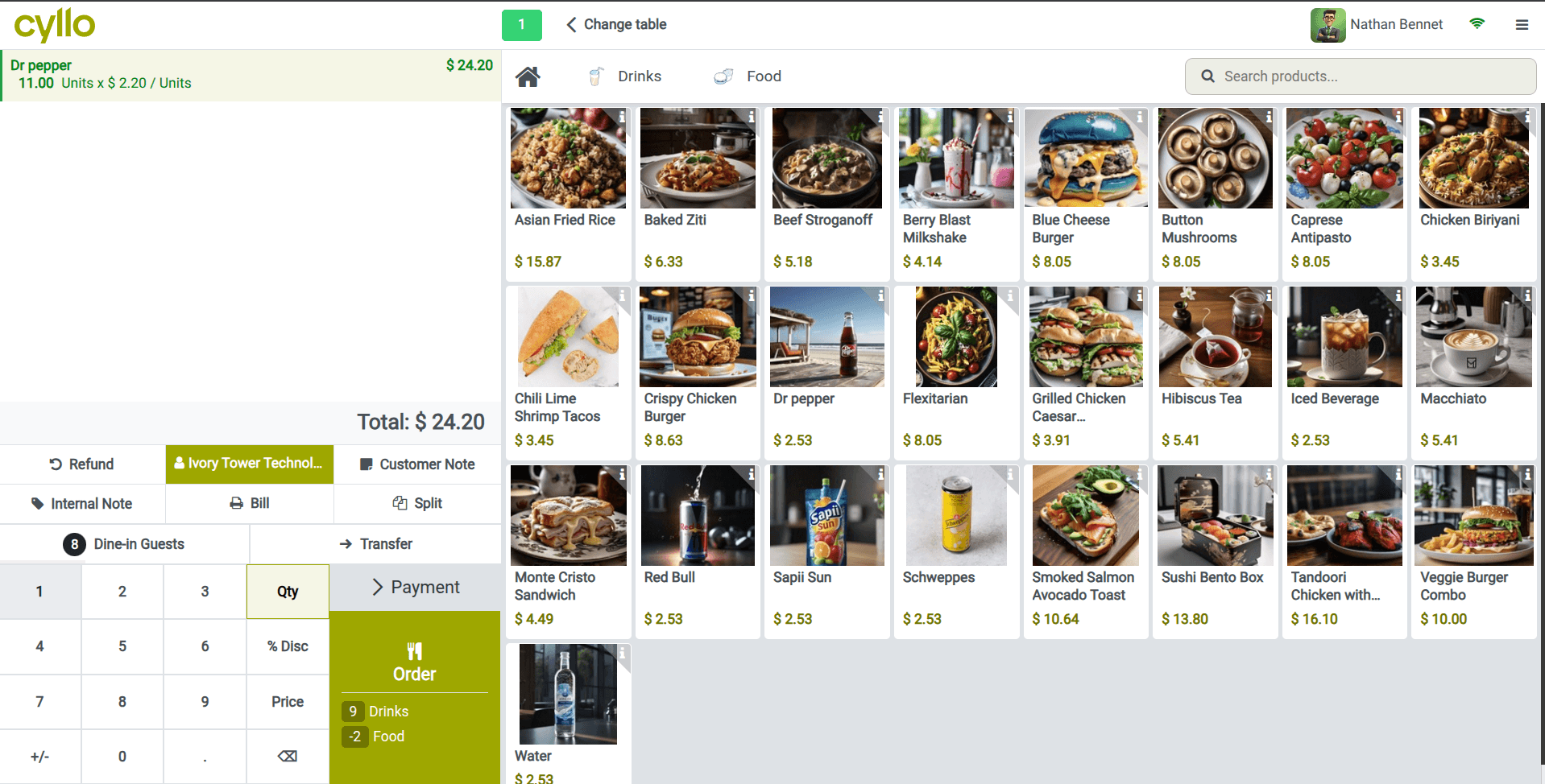 Fast & Visual POS Ordering