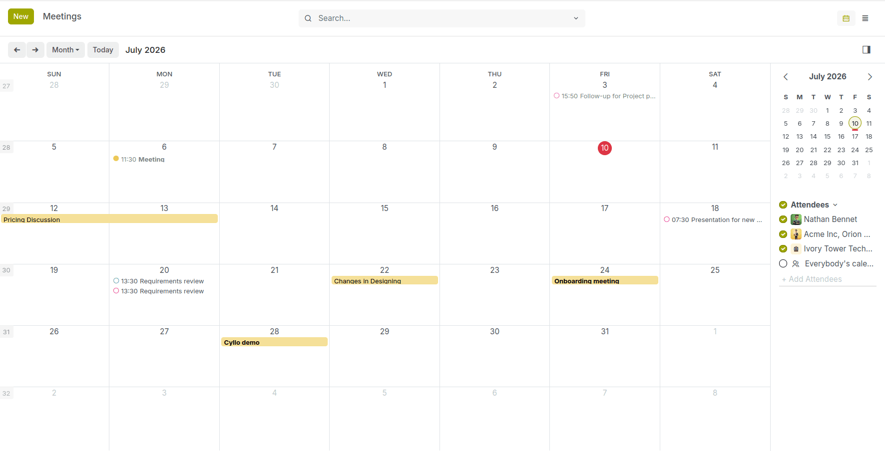 Launch Meetings in a Single Click